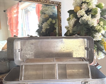 Vintage UMCO Aluminum 3-tiered Tackle Box - Model 103A - Filled W/ Vintage Tackle, Hooks, Lures, Weights Deep Bottom Compartment - Etsy Vintage UMCO Aluminum 3-tiered Tackle Box - Model 103A - Filled W/ Vintage Tackle, Hooks, Lures, Weights Deep Bottom Compartment - Etsy
