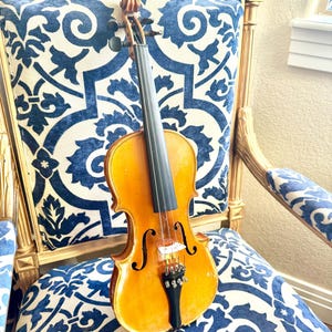 Antique 3/4 Size Violin with old bow and case