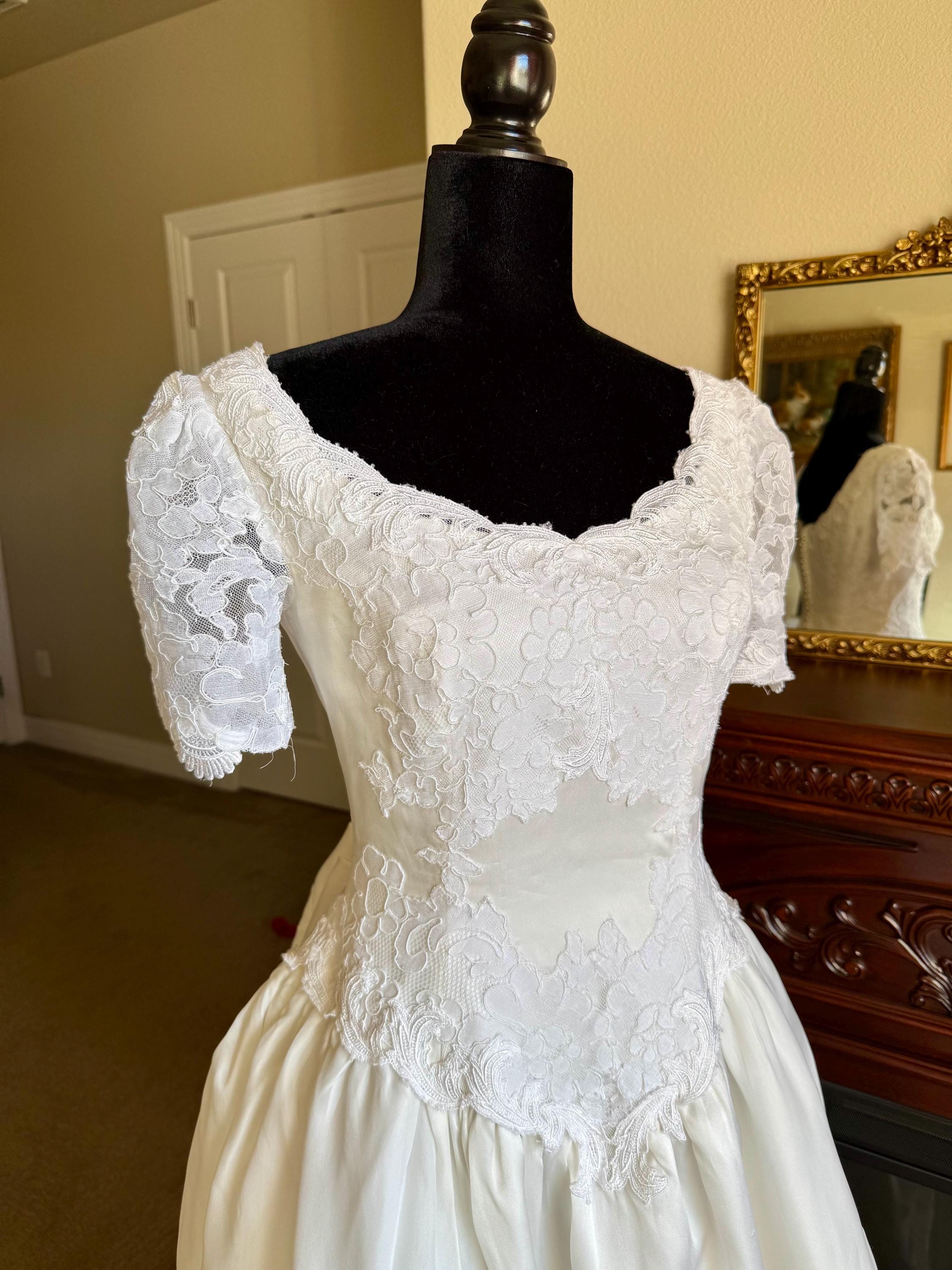 ブランド品 通販サイト Boston of Priscilla Vintage Etsy - Gown Wedding スーツ・フォーマル・ドレス