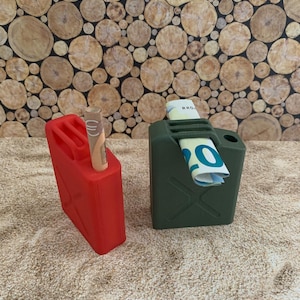 Geldgeschenk Benzinkanister Sprit Benzin Diesel Geld Geschenk Spritkanister