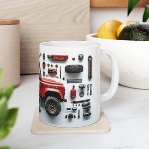 Overland Adventure Defender 11oz Coffee Mug Adventure 4x4