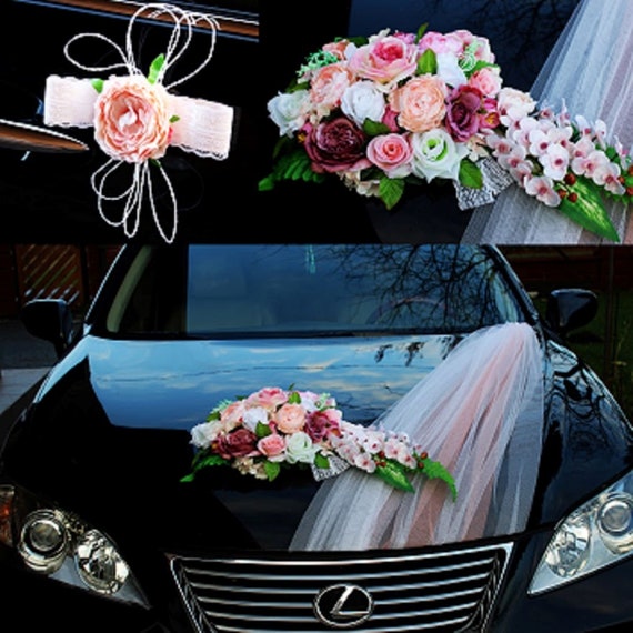 Bride & Groom Car Decoration Kit Bride & Groom Car Decoration Kit