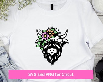 Highland Cow SVG, Highland Cow PNG, cow svg
