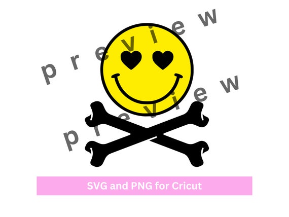 ハート スマイリー SVG、スマイリー フェイス SVG、ハート スマイリー 