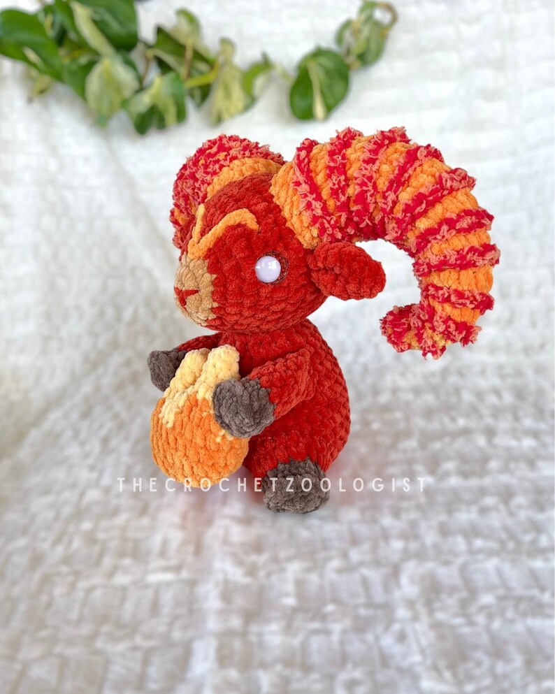 Patrón de crochet del zodiaco Aries, peluche de crochet del signo zodiacal carnero/cabra, regalo de peluche para amantes de la astrología, el zoólogo de crochet imagen 2