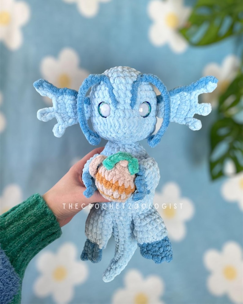 Aquarius Amigurumi Crochet Pattern, star sign crochet plushie, astrology lovers gift plush, the crochet zoologist image 3