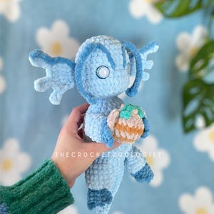 Aquarius Amigurumi Crochet Pattern, star sign crochet plushie, astrology lovers gift plush, the crochet zoologist image 2