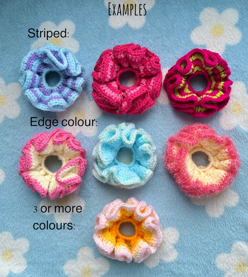 Crochet Scrunchie Choose Your Colour image 8