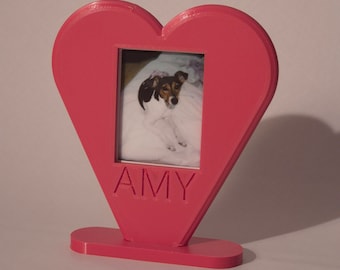 Personalizable Polaroid Heart Photo Frame