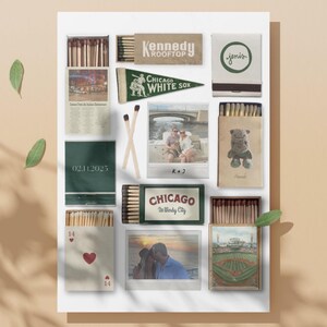 Custom Vintage Matchbox | Personalized Matchbox Art for Gifts & Events image 4