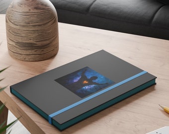 Fine Art Digital Color Image Adobe Photoshop Aesthetic NOVA created by Open Door Graphic Studio Gothic Color Contrast Notebook - Ruled