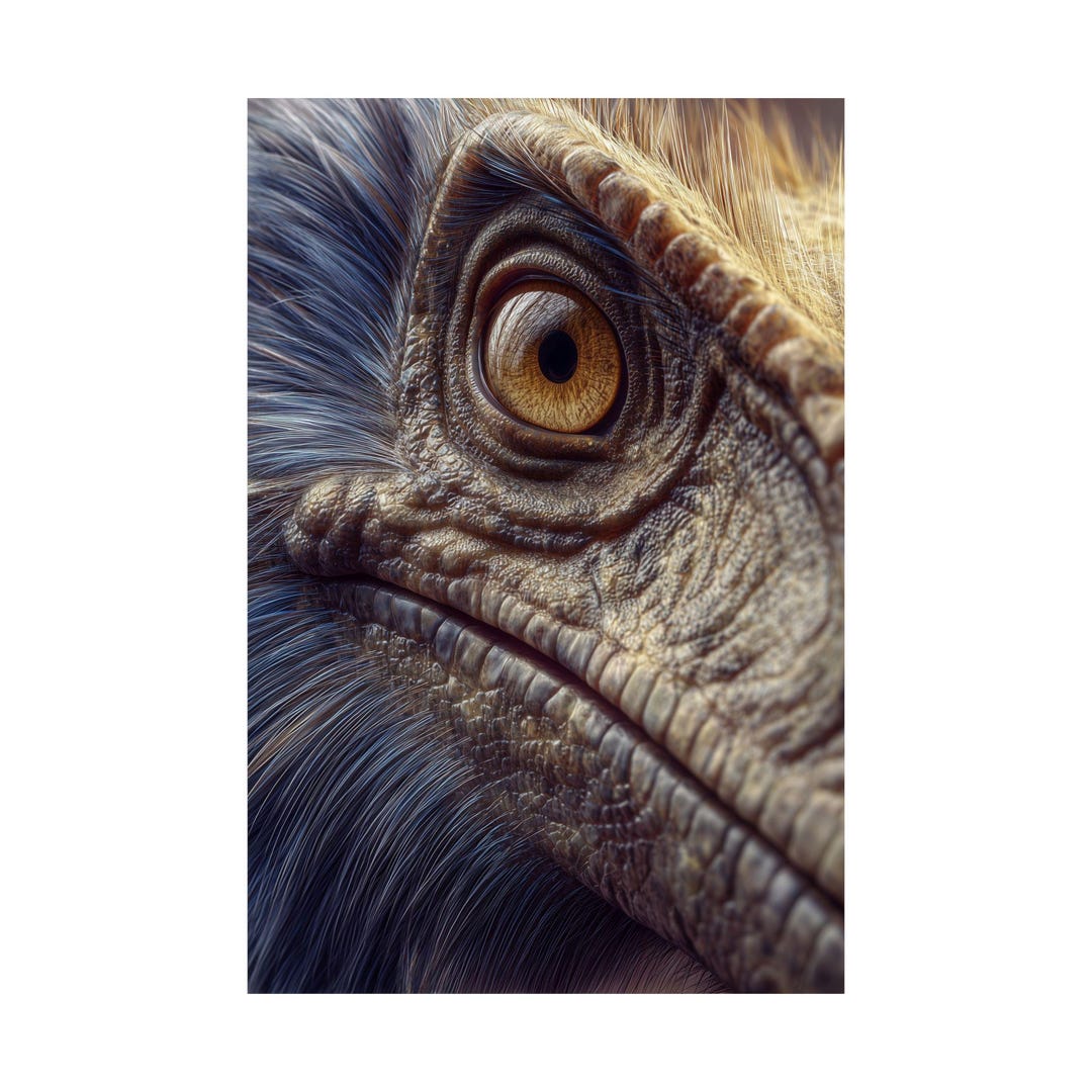 Real Raptor Eye Close-up Raptor Eye Matte Vertical Poster | Wildlife Photography Wall ...