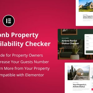 Airbnb Property Availability Checker (Forms) | GPL Licensed | Lifetime Updates | Direct Download | Elementor Pro