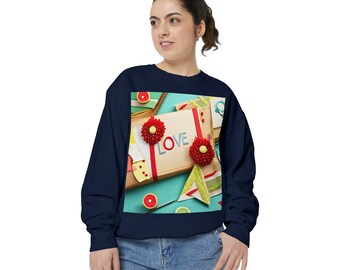 Love Joy Unisex Garment-Dyed Sweatshirt