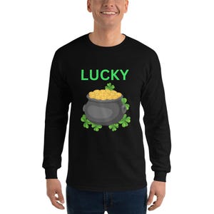 Love Joy Lucky Herren Langarmshirt