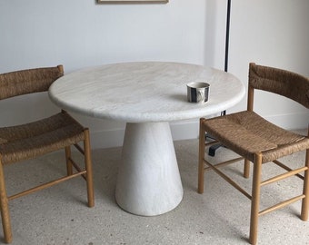 Marble  Round Dinning Table, Natural Marble  Coffee Table, Customized Natural Stone Table