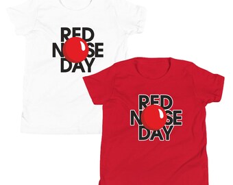 Red Nose Day T Shirt, Comic Relief 2024, Funny Shirts, Mom, Dad, Family Matching T-Shirts, Men, Women, Kids Tee Shirts