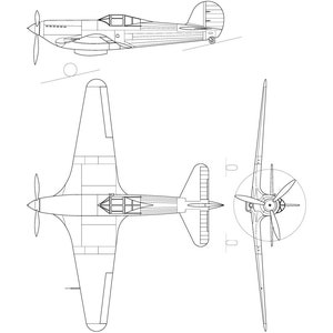 Archivo vectorial svg Renard R 38, blanco y negro, helicóptero, jet, arte lineal, cricut, caza, grabado, contorno, corte láser