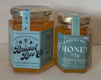 the bristol bee co wildflower honey  (113g / 227g)
