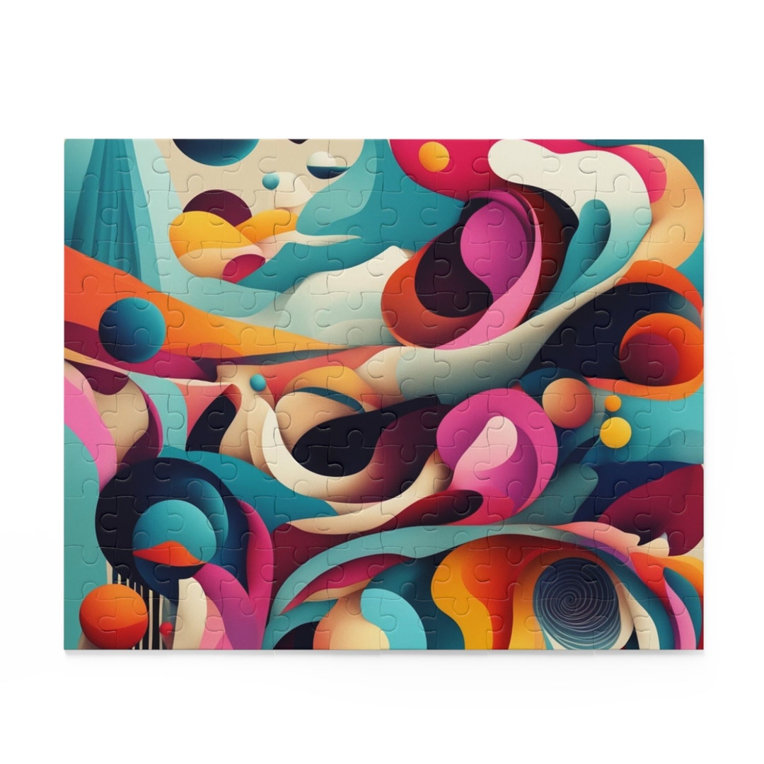 Color Splash Puzzle (120, 252, 500-piece) - Etsy