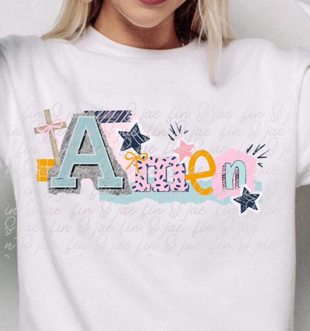 Amen Png, Torn Letters, Christian, Cross Png - Etsy