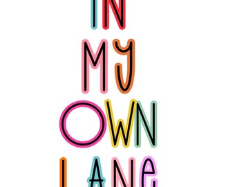 In my own lane  png, silly png