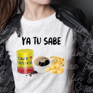 Fichier PNG pour sublimation Cafe Bustelo Ya Tu Sabe