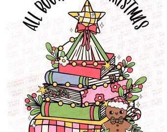 Booked For Christmas PNG, Sublimation File