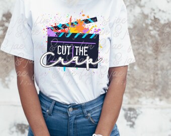 Cut the crap PNG file for sublimation , rainbow, colorful cut image