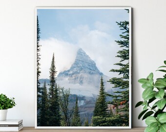 Fine Art Mount Assiniboine photography print Banff Alberta mountain print rockies print mountain wall art