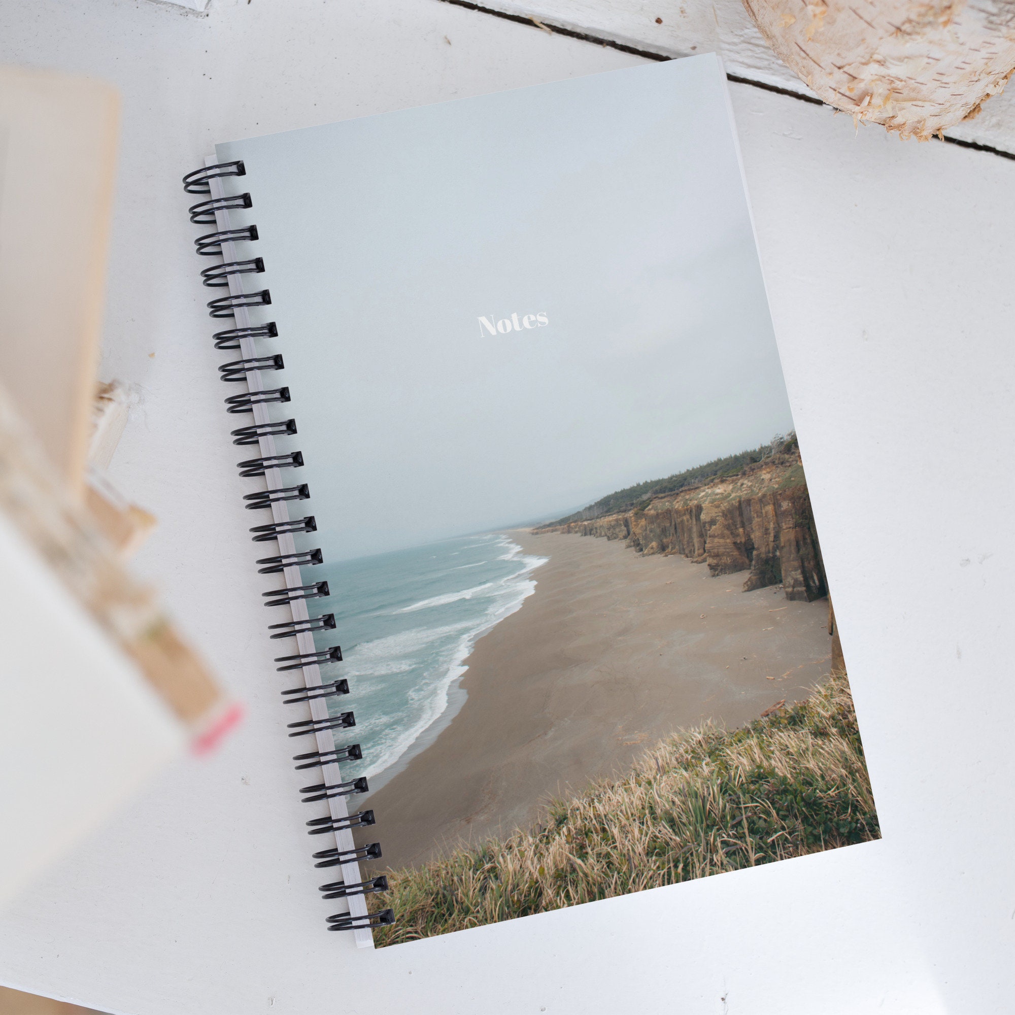 Personalized Ocean Journal, Personalized Gift, Mother's Day Gift, Custom Notebook, Beach Diary Book for Her, Coastal Journal, for Her