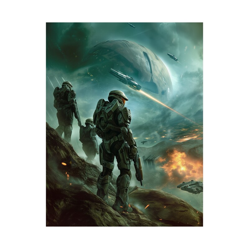 Halo Poster - Etsy