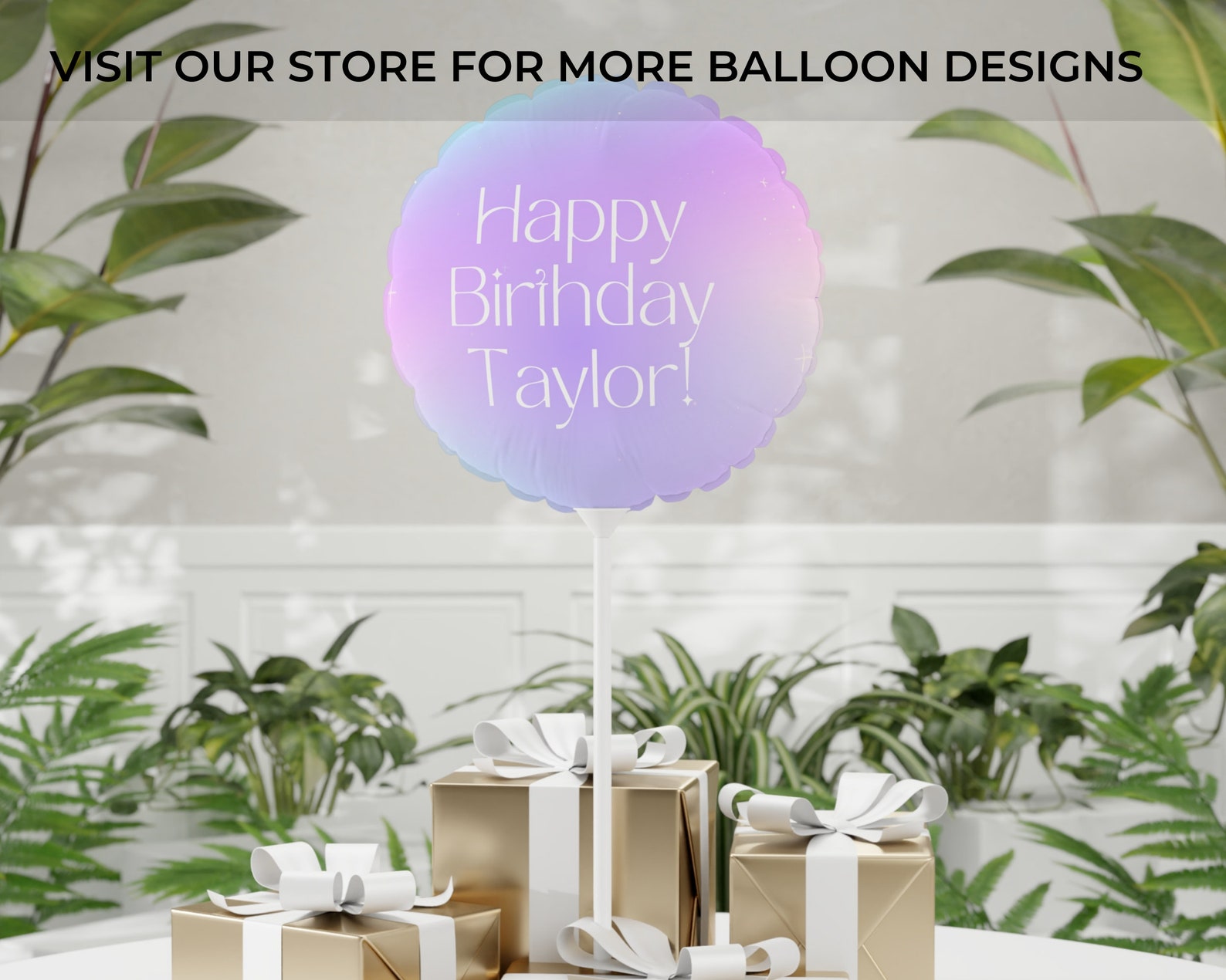 Personalized QR Code Mylar Balloon: Business Promotion Decor - Etsy