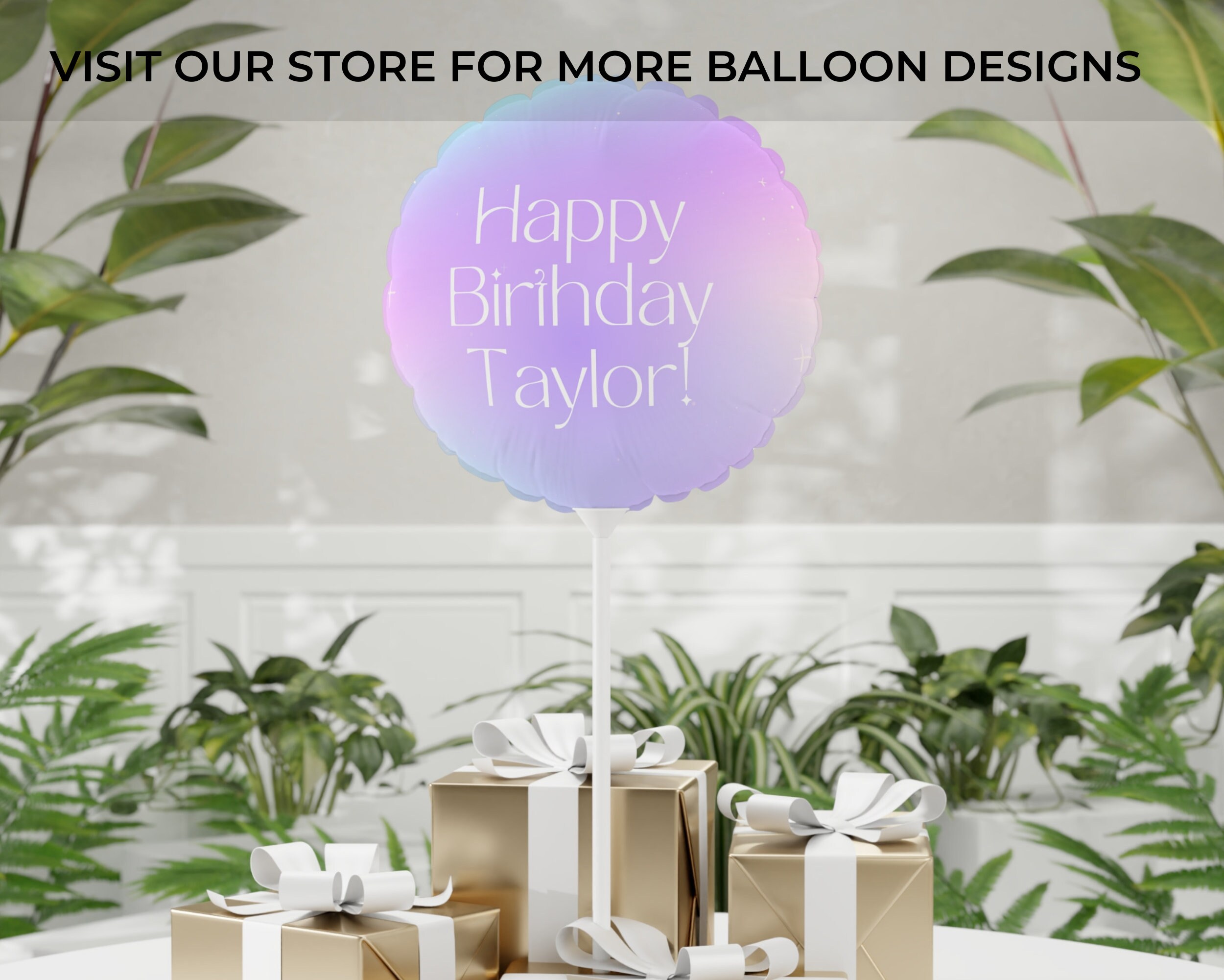 Personalized QR Code Mylar Balloon: Business Promotion Decor - Etsy