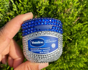1.75 oz Bling Rhinestone Vaseline | House warming gift | bedazzled gift ideas | petroleum jelly