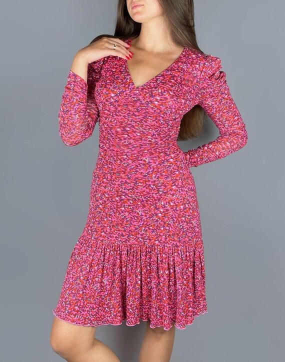 Women's Diane Von Furstenberg Alyssa Abstract Print Ruched Mini Dress Size  XS - Etsy
