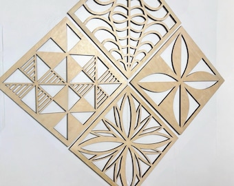 Set of four (4) Pasefika Wall Décor. Two collection options