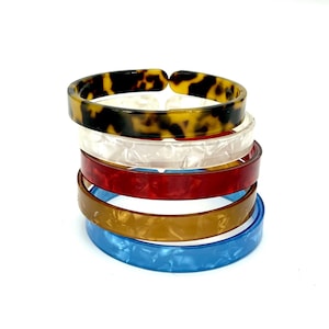 Bracciale polinesiano in finto guscio di tartaruga (1 cm)