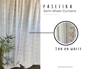 Pasefika Semi-Sheer Curtains