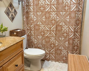 Polynesian Shower Curtains