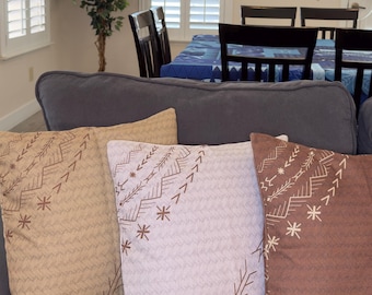 Set of 3 Throw Pillow Covers