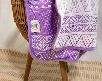 Reversible Polynesian Baby Blanket