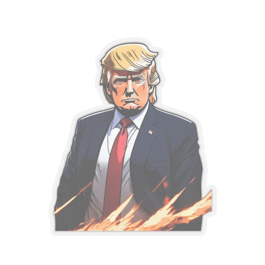 Trump Sticker Star Trump Sticker! - Etsy