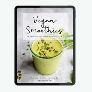 High-Protein Vegan Smoothies eBook - Digital Recipe Cookbook