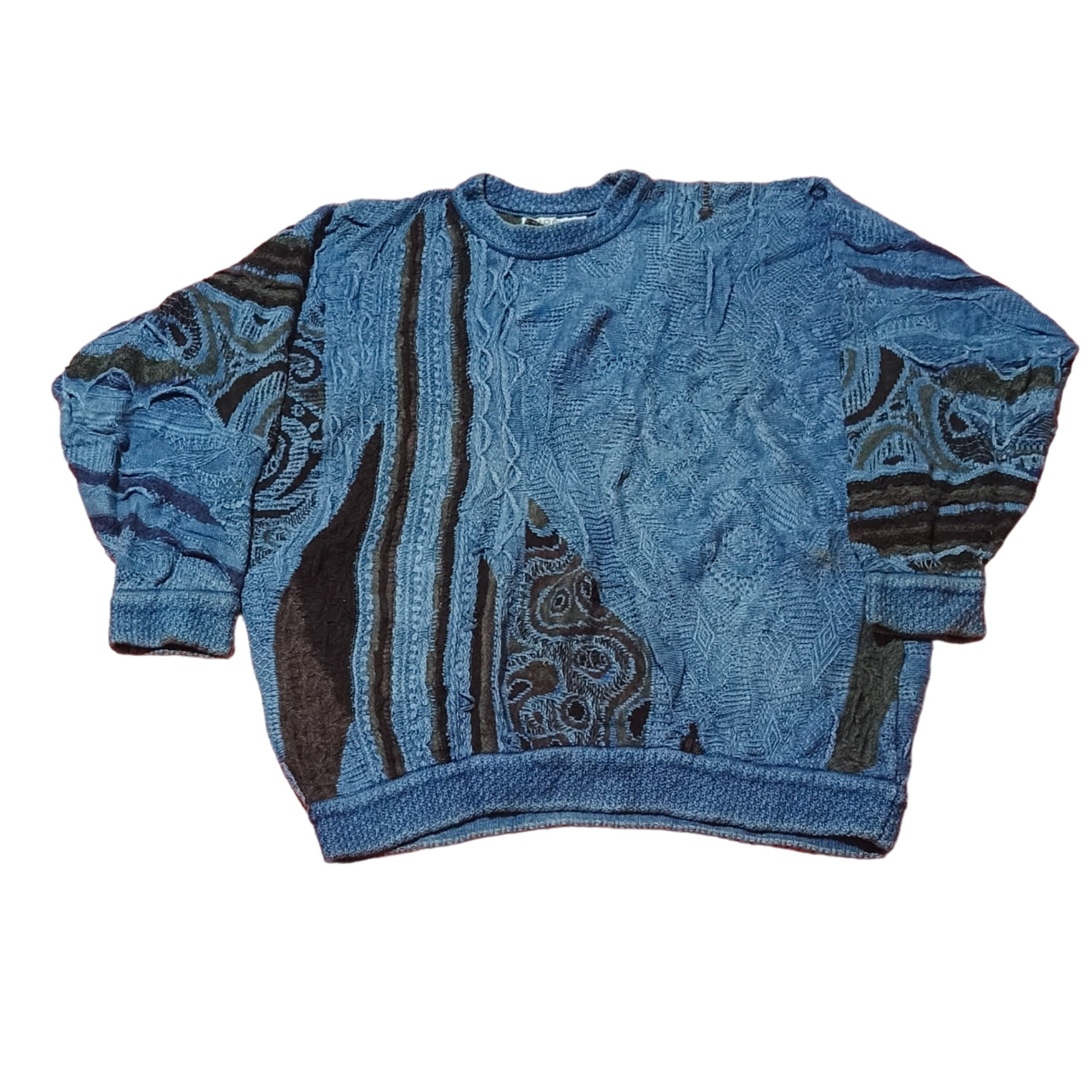 Vintage 1990's Coogi Blues Australia Crewneck Sweater Retro Vintage 1990's Coogi Blues Australia Crewneck Sweater Retro