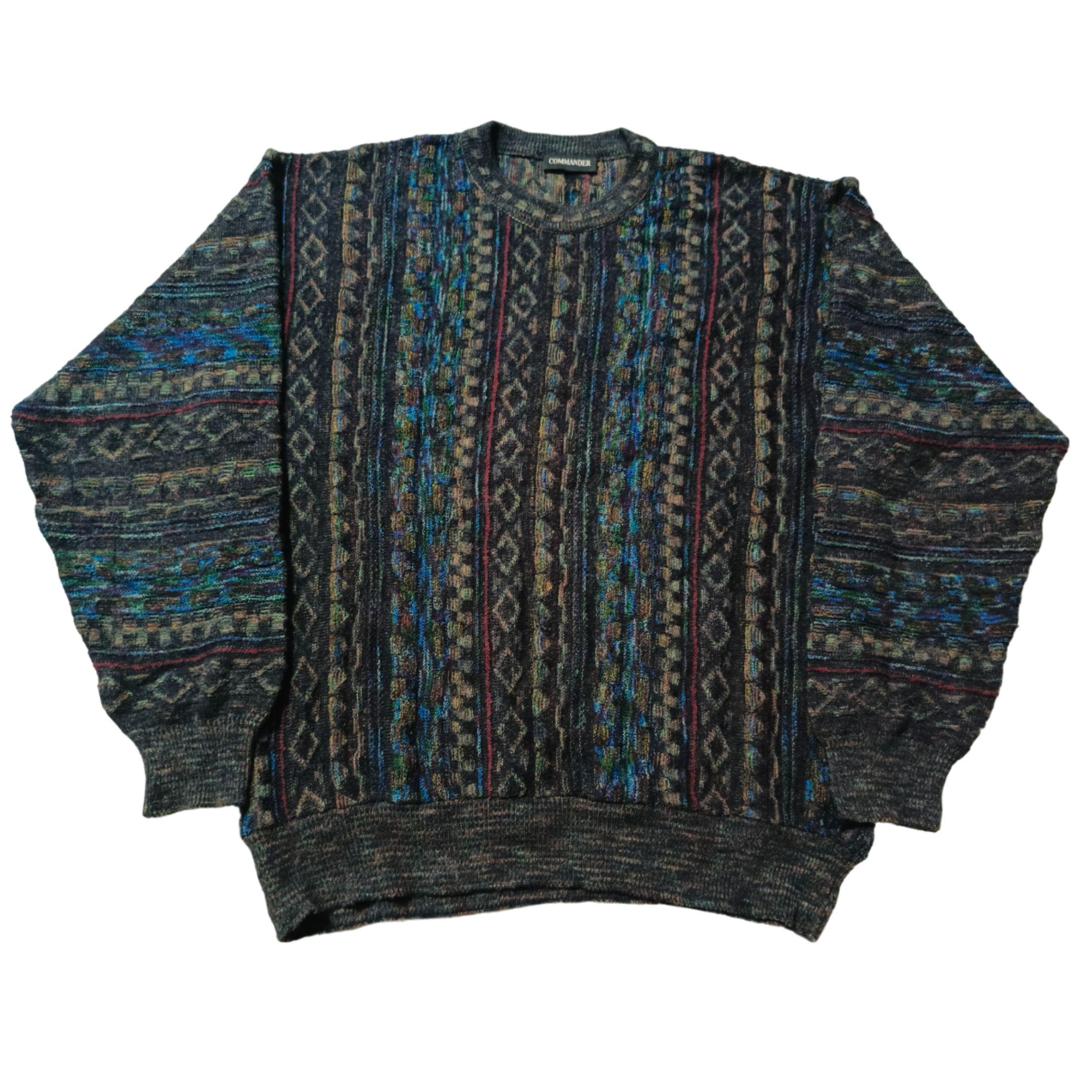 Vintage 90s Grandpa Sweater Multicolor Crewneck Sweater Pullover Retro Fashion Clothing Knitted Streetwear Sweater - Etsy Vintage 90s Grandpa Sweater Multicolor Crewneck Sweater Pullover Retro Fashion Clothing Knitted Streetwear Sweater - Etsy
