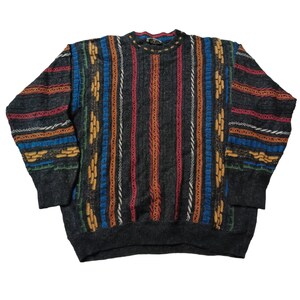 Vintage 90's Coogi Style Collared Pullover Sweater 90's Vintage 90's Coogi Style Collared Pullover Sweater 90's