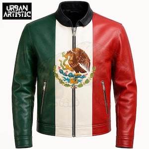 Mexican Flag Jean Jacket - Etsy