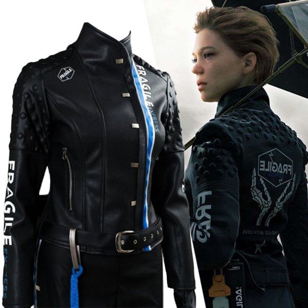 Inspired By Fragile Express Death Stranding Leather Jacket, Handcrafted Cosplay Costume