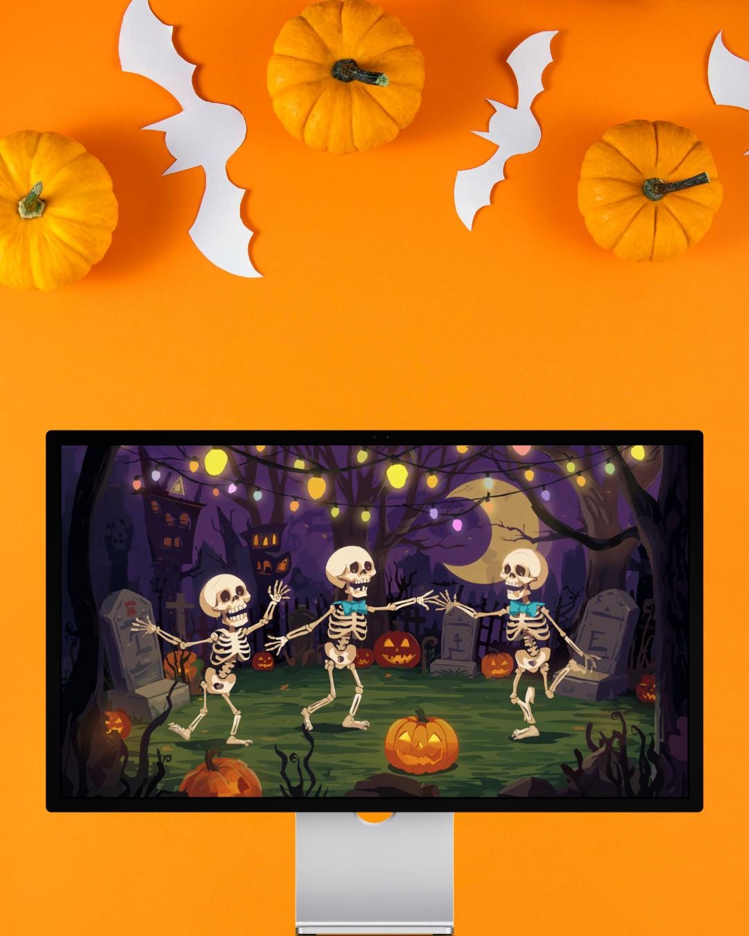Spooky Halloween 4K Wallpaper Bundle: 10 High-res Digital Backgrounds
